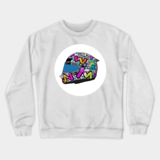 Daniel Ricciardo 2020 helmet design Crewneck Sweatshirt